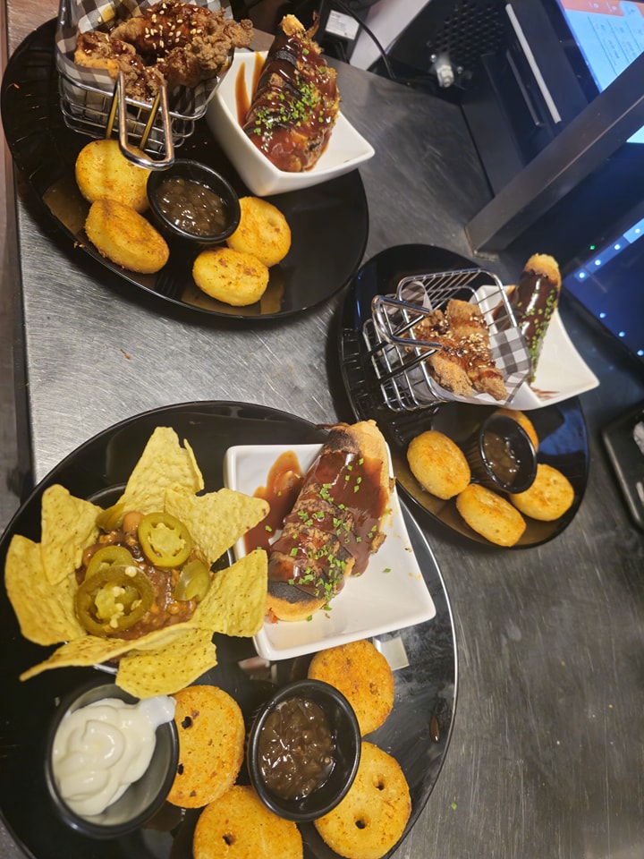 various street food tapas items